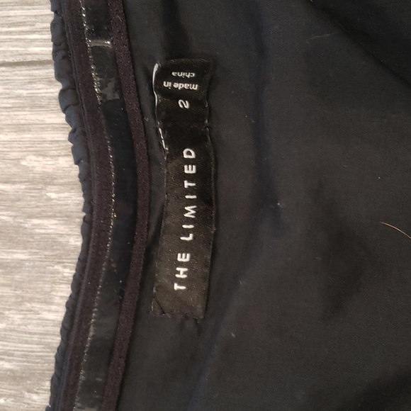 photo - The Limited Strapless Dress Midi Black and Tan Brown - Picture 15 of 17